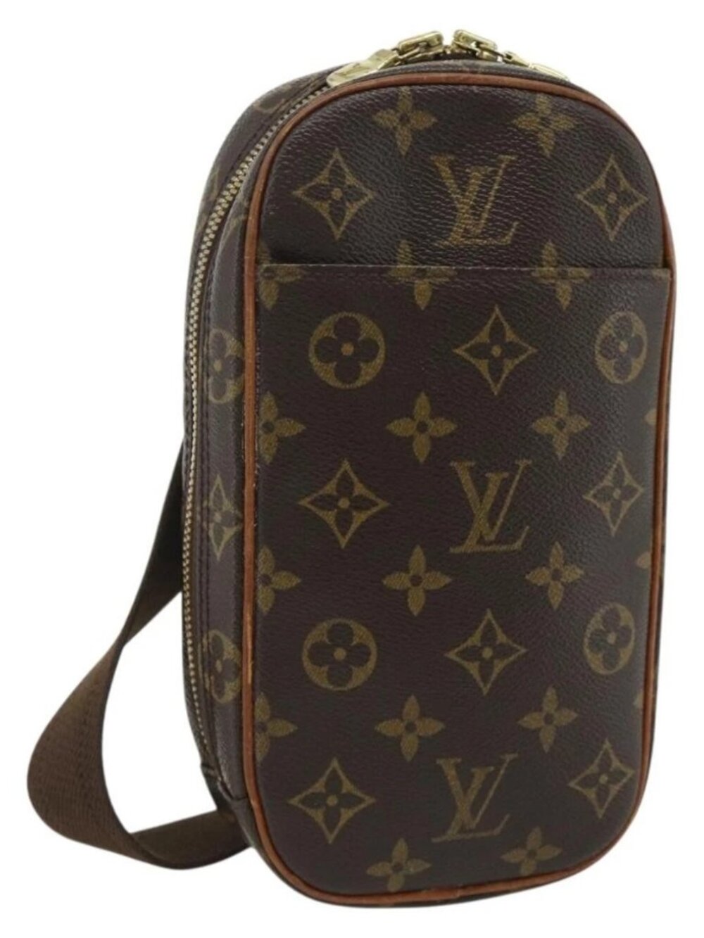 LOUIS VUITTON Monogram Pochette Gange Shoulder Bag M51870 LV Auth ka4198A